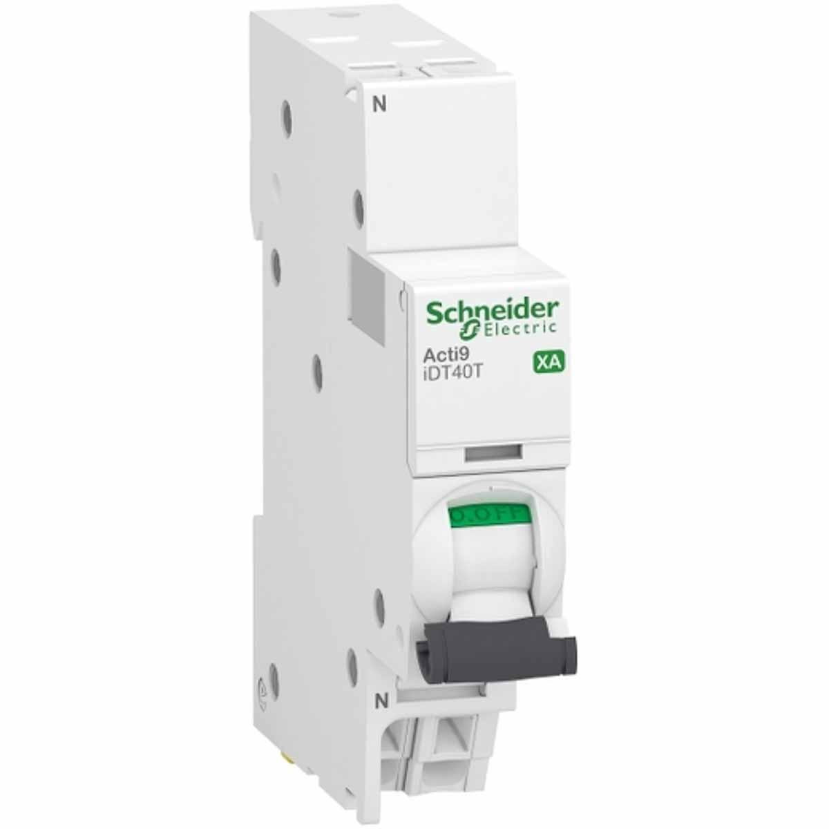 Schneider Electric Haushalts-MCB Leitungsschutzschalter Typ C, 1-polig 6A 230V, Abschaltvermögen 7,5 kA Acti 9