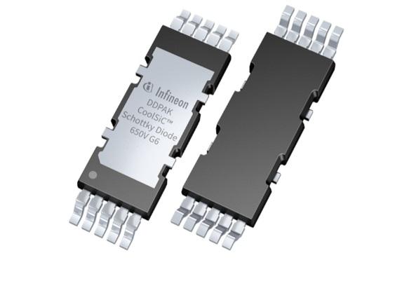 Produktfoto 1 von Infineon IDDD20G65C6 SMD SiC-Schottky Gleichrichter & Schottky-Diode, 650V / 20A DDPAK