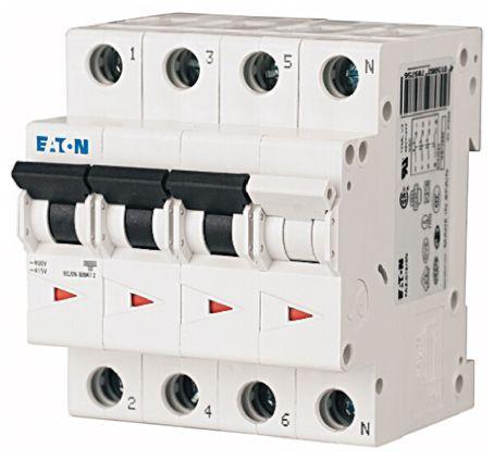 Produktfoto 1 von Eaton Eaton Moeller MCB Leitungsschutzschalter Typ B 63A 230 → 400V, Abschaltvermögen 6 kA xEffect