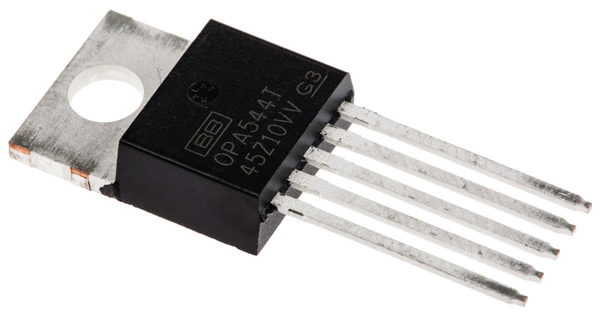 Produktfoto 1 von Texas Instruments Operationsverstärker Leistung THT TO-220, biplor typ. ±12 V, ±15 V, ±18 V, ±24 V, ±28 V, 5-Pin