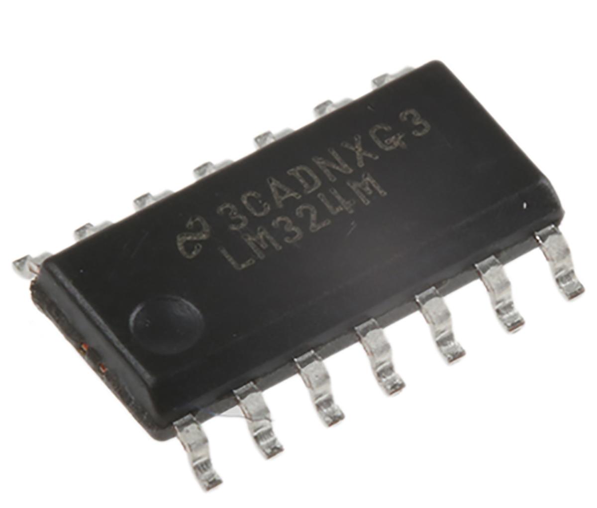 Produktfoto 1 von Texas Instruments Operationsverstärker Präzision SMD SOIC, einzeln typ. 5 → 28 V, biplor typ. ±12 V, ±15 V, ±3