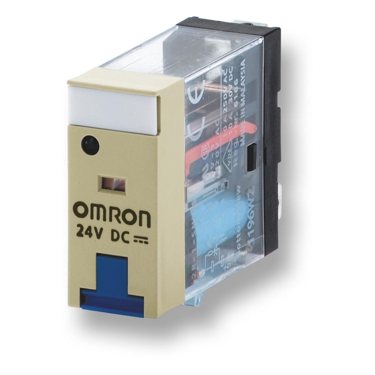 Produktfoto 1 von Omron G2R Monostabiles Relais, Steckrelais 2-poliger Wechsler 5A 240V ac Spule