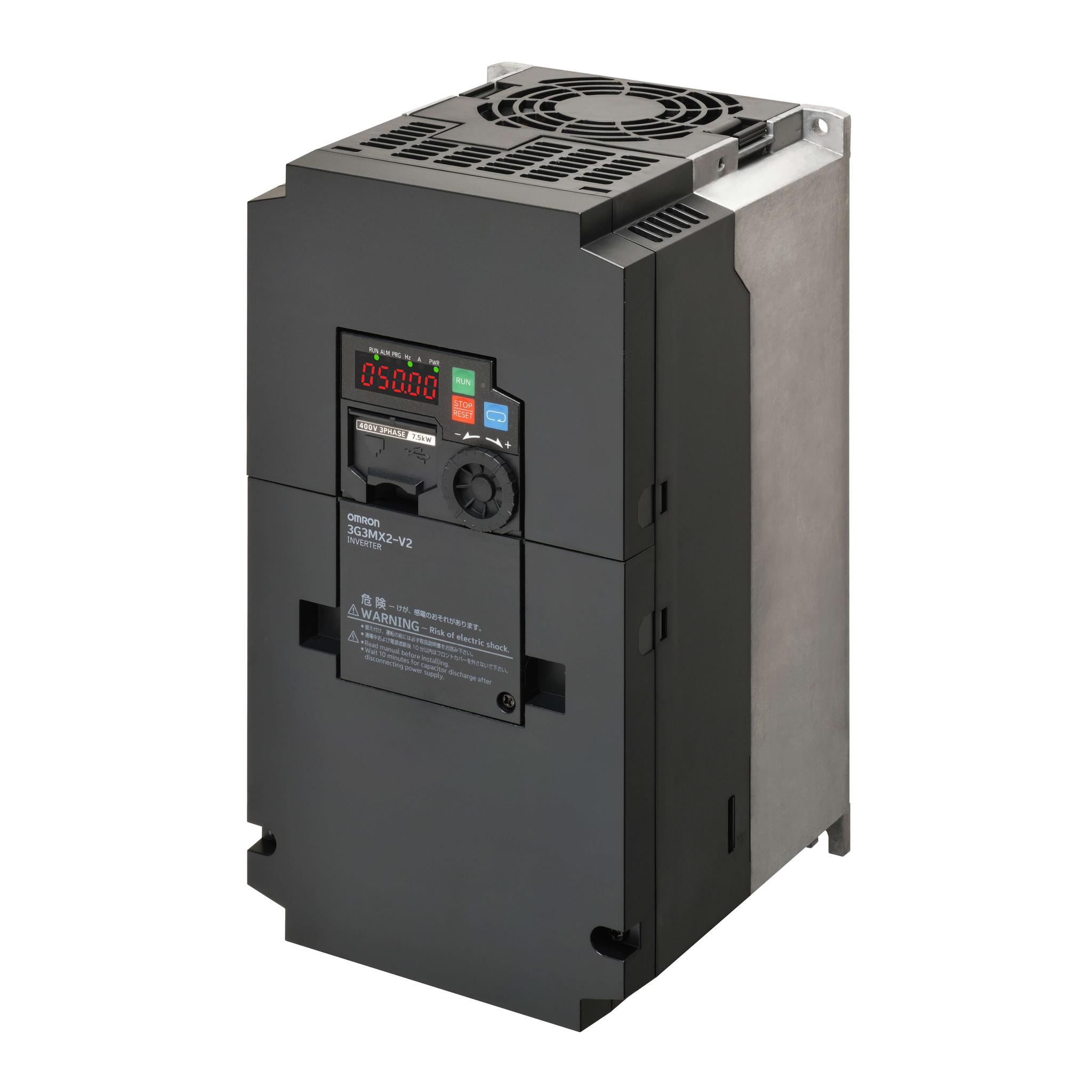 Omron 3G3MX2, 3-Phasen Frequenzumrichter 7,5 kW, 200 V ac / 33,0 A 580Hz für Wechselstrommotoren