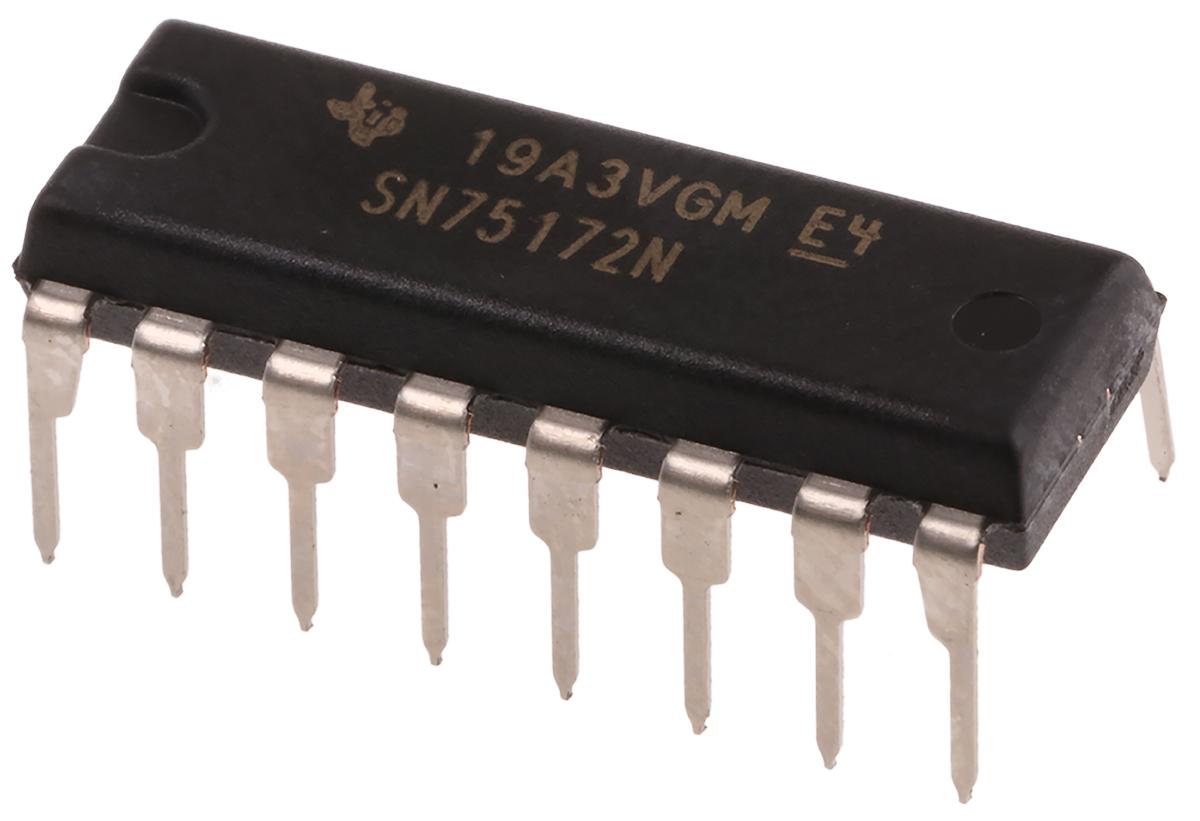 Produktfoto 1 von Texas Instruments Leitungsübertrager 16-Pin PDIP