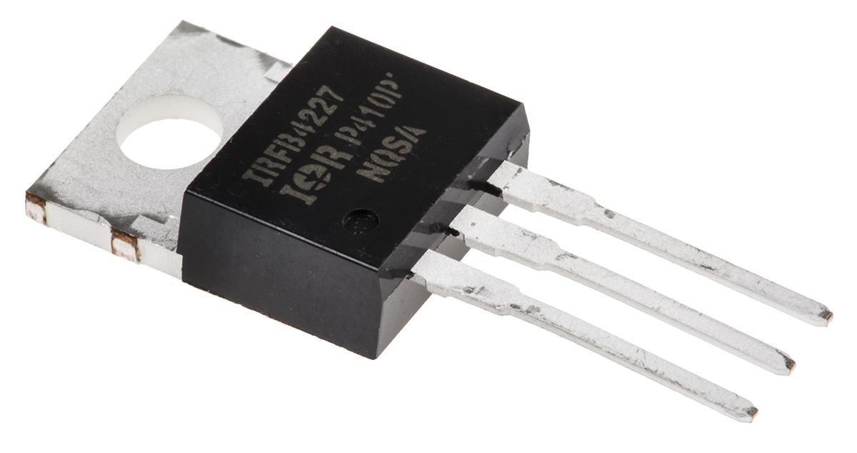 Produktfoto 1 von Infineon HEXFET IRFB4227PBF N-Kanal, THT MOSFET 200 V / 65 A 330 W, 3-Pin TO-220AB