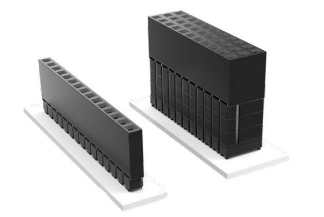 Samtec ESW Leiterplattenbuchse Gerade 16-polig / 2-reihig, Raster 2.54mm