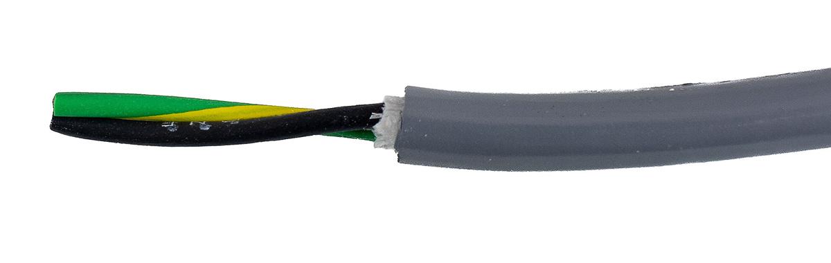 Produktfoto 1 von Alpha Wire EcoFlex PUR ECO Steuerkabel, 2-adrig x 0,33 mm² Grau, 30m, 22 AWG ungeschirmt