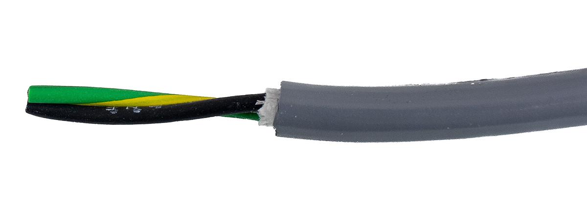 Produktfoto 1 von Alpha Wire EcoFlex PUR ECO Steuerkabel, 2-adrig x 0,5 mm² Grau, 30m, 20 AWG ungeschirmt