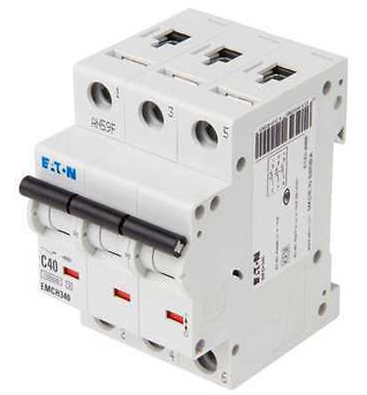 Produktfoto 1 von Eaton Eaton Moeller MCB Leitungsschutzschalter Typ C, 3-polig 40A 230V, Abschaltvermögen 10 kA MEMShield