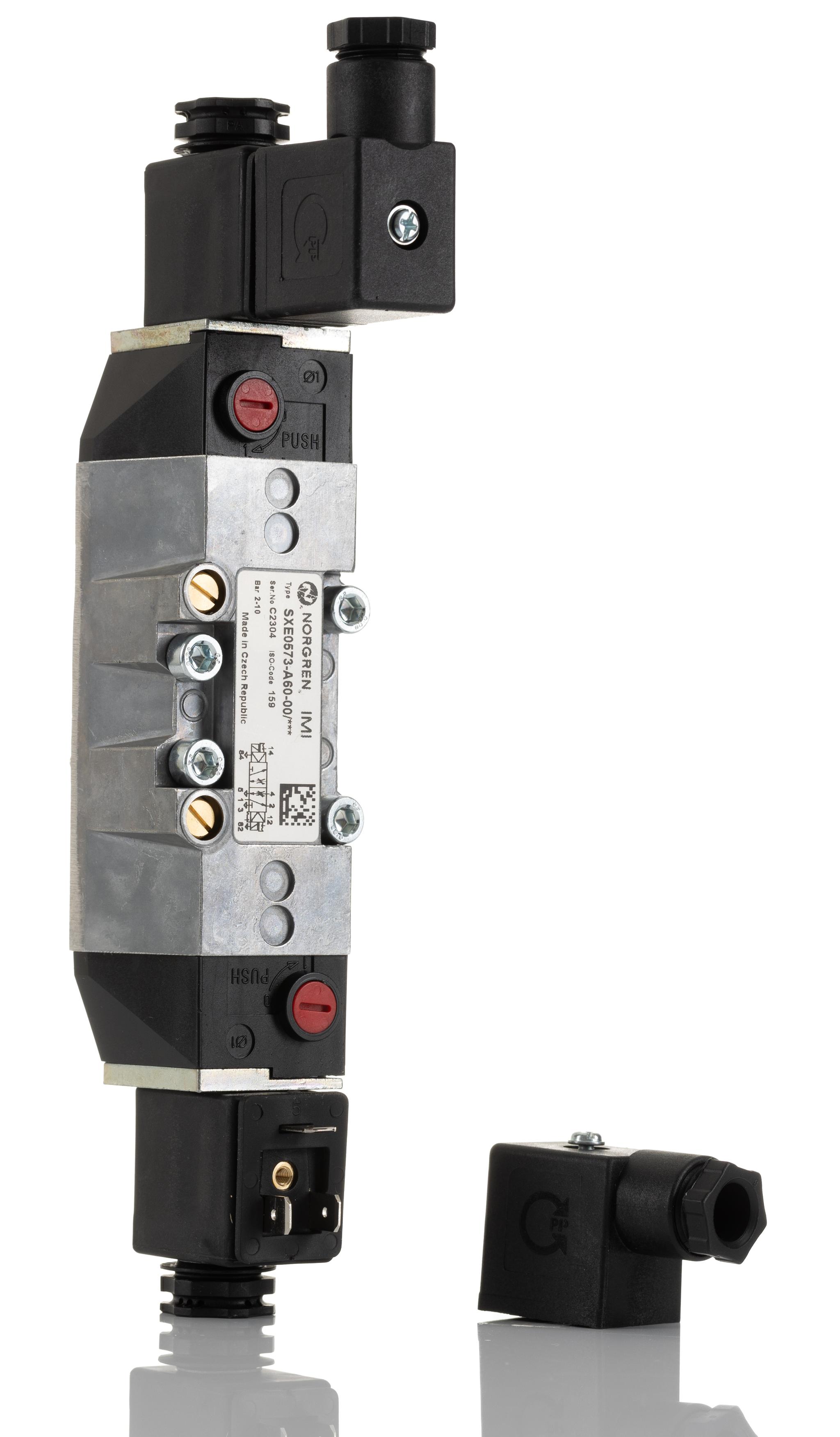 Produktfoto 1 von Norgren SXE Pneumatik-Magnetventil 110V ac, Magnet/Magnet-betätigt