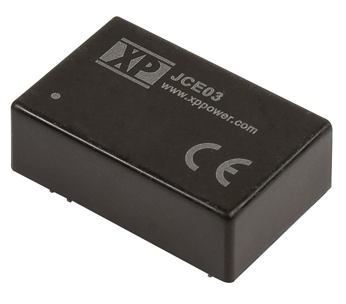 XP Power JCE03 DC/DC-Wandler 3W 24 V dc IN, 3.3V dc OUT / 900mA 3kV dc isoliert