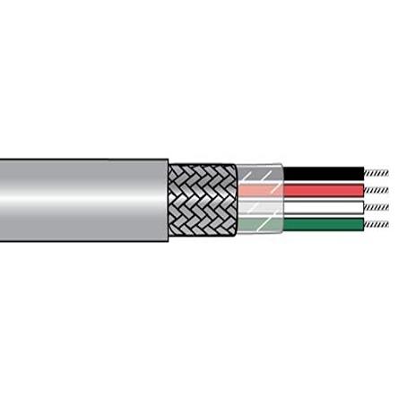 Produktfoto 1 von Alpha Wire 1736C Steuerkabel, 2-adrig x 0,34 mm² Grau, 500ft, 22 AWG