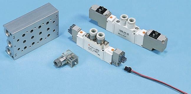 SMC SY7000 Pneumatik-Magnetventil 24V dc, Pneumatisch/Pneumatisch-betätigt