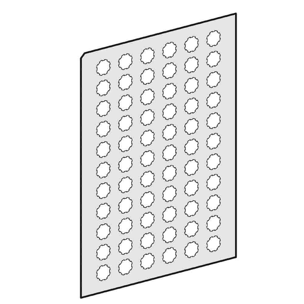 Produktfoto 1 von Harmony XB4 Beschriftungsplatte Markierungszubehör für Drucktasten der Serien XB5A und XB4B.