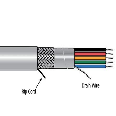 Alpha Wire Kabel 1,7638 mm2 16 Twisted Pair Grau