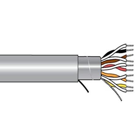 Produktfoto 1 von Alpha Wire Kabel 0,2918 mm2 24 Twisted Pair Grau