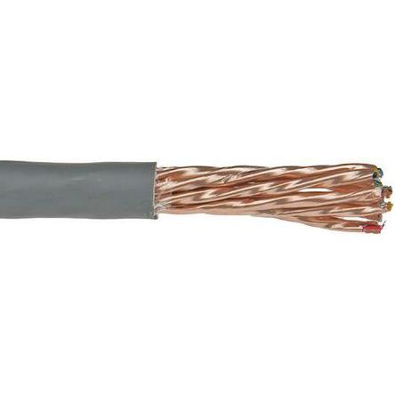 Produktfoto 1 von Alpha Wire Datenkabel, 9-paarig 0,35 mm² Ø 11.2mm U/STP Schirmung LSZH isoliert Twisted Pair Grau