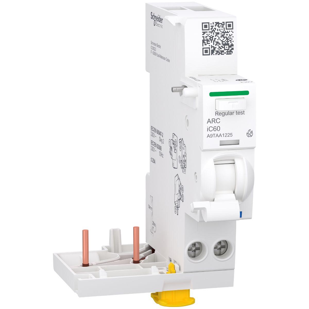 Produktfoto 1 von Schneider Electric Acti9 iC60 AFDD Acti 9 Leistungsschütz, 2 -polig 1 Schließer, 1 Öffner / 25 A, Wechslerkontakt