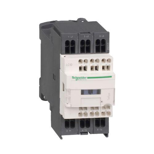 Produktfoto 1 von Schneider Electric TeSys D LC1D Leistungsschütz / 230 V Spule, 3 -polig 1 Schließer, 1 Öffner / 38 A, Wechslerkontakt