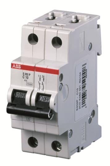 ABB S200P Leitungsschutzschalter Typ C, 2-polig 16A System Pro M Compact DIN-Schienen-Montage