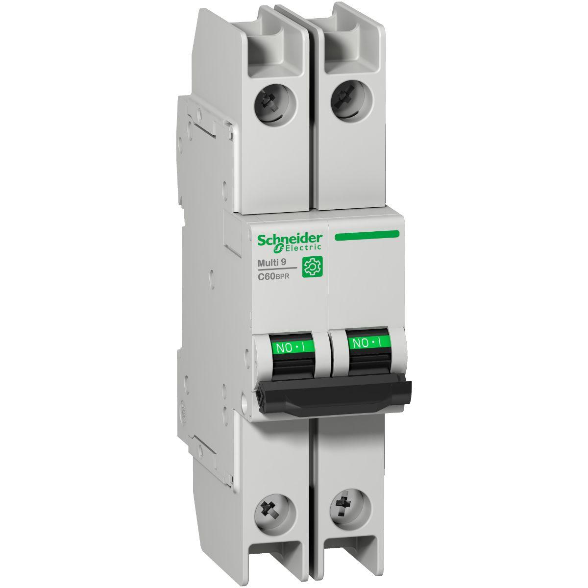 Schneider Electric Motorleistungsschalter Typ D, 2-polig 8A 277V Multi 9 DIN-Schienen-Montage