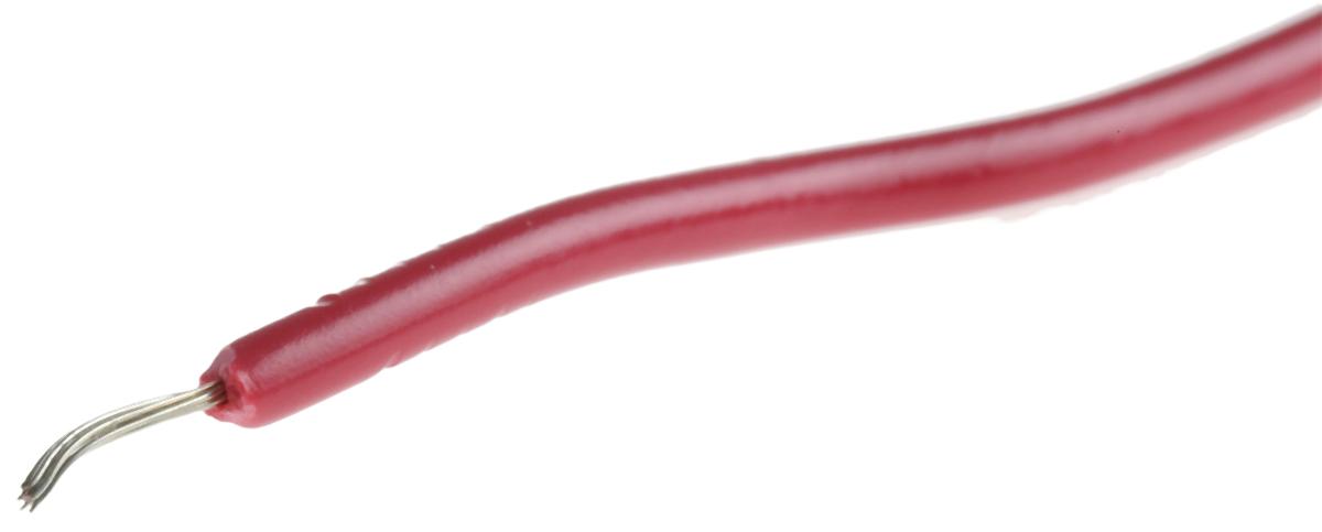 Produktfoto 1 von Alpha Wire Einzeladerleitung 0,2 mm², 24 AWG 30m Rot PVC isoliert Ø 2.24mm 7/0.20 mm Litzen UL1015