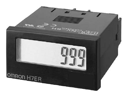 Produktfoto 1 von Omron H7ER Zähler LCD 4-stellig, Sekunden, max. 1kHz, 0 → 9999