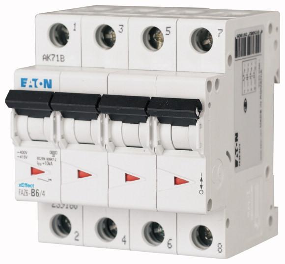 Eaton Eaton Moeller Leitungsschutzschalter Typ D, 4-polig 500mA xEffect DIN-Schienen-Montage