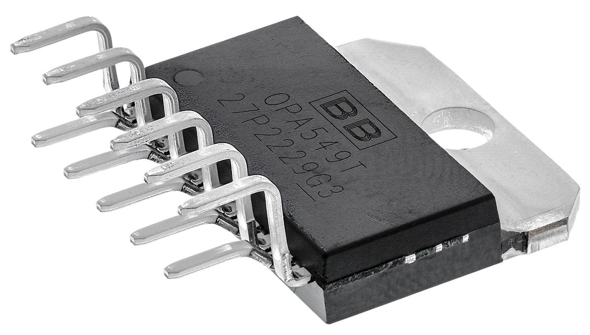 Produktfoto 1 von Texas Instruments Operationsverstärker Leistung THT TO-220, einzeln typ. 9 → 28 V, biplor typ. ±12 V, ±15 V, ±18