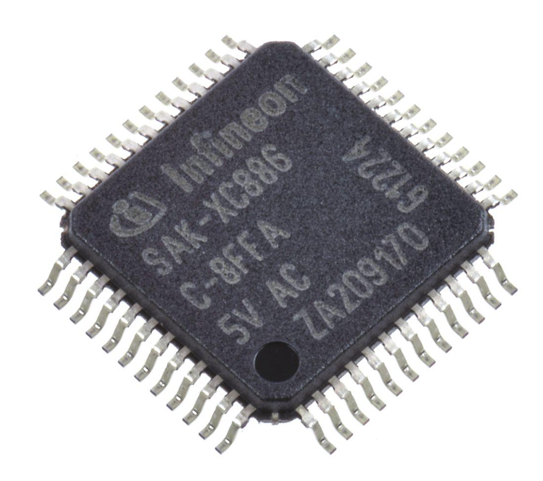 Infineon Mikrocontroller XC866 8051 8bit SMD 32 KB TQFP 48-Pin 24MHz 15 kB, 256 B RAM