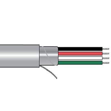 Produktfoto 1 von Alpha Wire 1299/50C Steuerkabel, 2-adrig x 0,34 mm² Grau, 500ft, 22 AWG