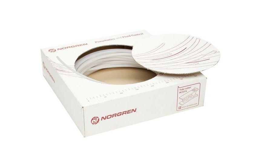 Norgren PU2 Druckluftrohr Polyurethan transparent, Innen-Ø 2.5mm / Außen 4mm x 25m bis 80 bar