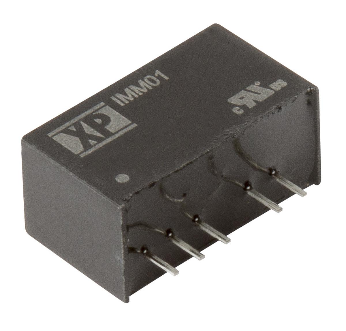 Produktfoto 1 von XP Power IMM01 DC/DC-Wandler 1W 12 V dc IN, ±15V dc OUT / ±33mA 1.5kV ac isoliert