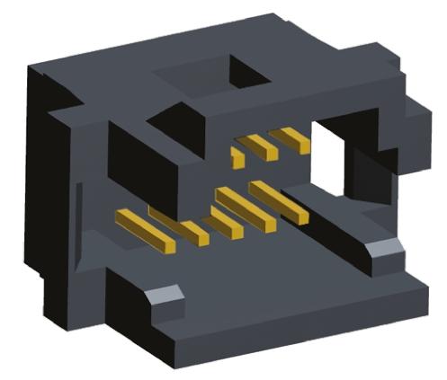 Produktfoto 1 von TE Connectivity AMPMODU System 50 Leiterplatten-Stiftleiste gewinkelt, 40-polig / 2-reihig, Raster 1.27mm,