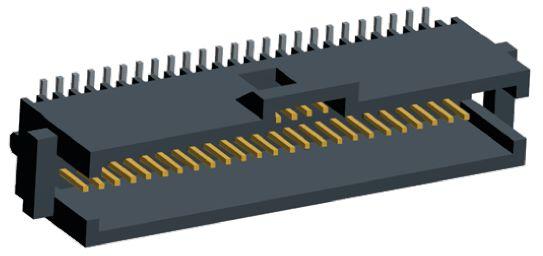 Produktfoto 1 von TE Connectivity AMPMODU System 50 Leiterplatten-Stiftleiste Gerade, 100-polig / 2-reihig, Raster 1.27mm,