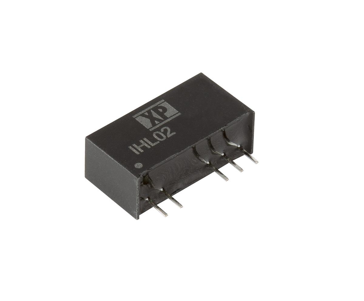 Produktfoto 1 von XP Power IHL02 DC/DC-Wandler 2W 5 V dc IN, ±5V dc OUT / ±200mA 5.2kV dc isoliert