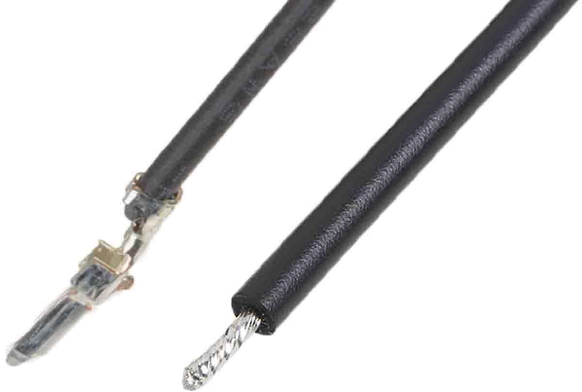 Produktfoto 1 von Molex PicoBlade Vorverdrahtete Crimp-Kontakte verzinnt, Schwarz 28AWG, 75mm