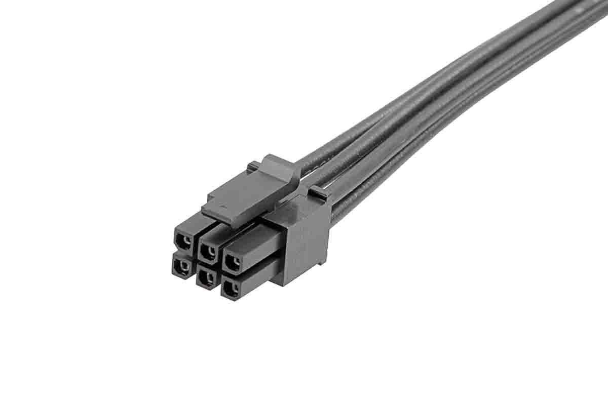 Produktfoto 1 von Molex Micro-Fit 3.0 Platinenstecker-Kabel 214756 Micro-Fit 3.0 / offenes Ende Buchse Raster 3mm, 600mm