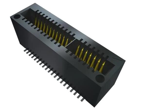 Produktfoto 1 von Samtec Serie MEC1 Kantensteckverbinder, 1mm, 40-polig, 2-reihig, Vertikal, Stecker, SMD