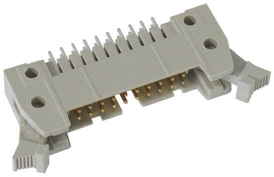 Harting SEK 18 Leiterplatten-Stiftleiste Gerade, 34-polig / 2-reihig, Raster 2.54mm, Kabel-Platine,