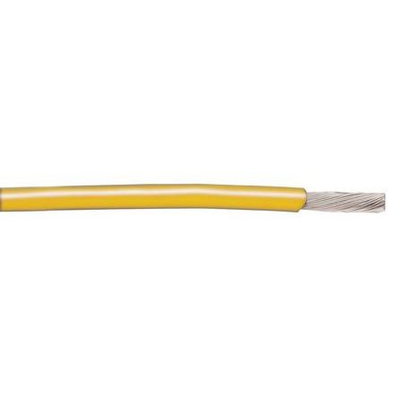 Alpha Wire Einzeladerleitung 3,3 mm², 12 AWG 30m Gelb PVC isoliert Ø 3.99mm 65/0,25 mm Litzen UL1015