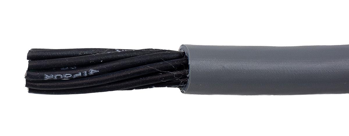 Produktfoto 1 von Alpha Wire EcoFlex PUR ECO Steuerkabel, 12-adrig x 0,5 mm² Grau, 30m, 20 AWG ungeschirmt