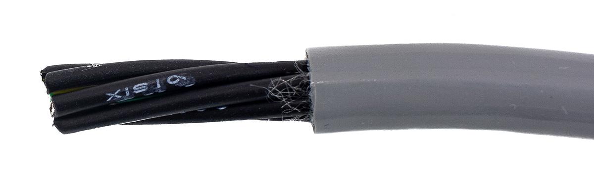 Produktfoto 1 von Alpha Wire EcoFlex PUR ECO Steuerkabel, 7-adrig x 0,5 mm² Grau, 30m, 20 AWG ungeschirmt