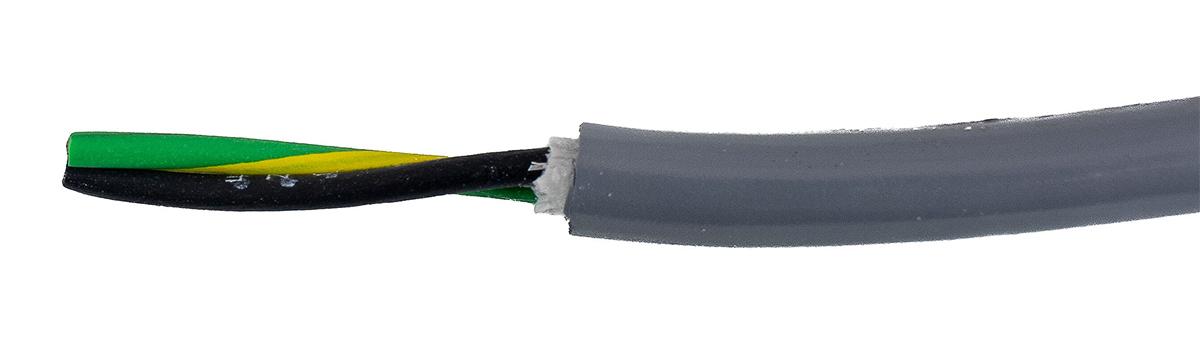 Produktfoto 1 von Alpha Wire EcoFlex PUR ECO Steuerkabel, 2-adrig x 0,78 mm² Grau, 30m, 18 AWG ungeschirmt