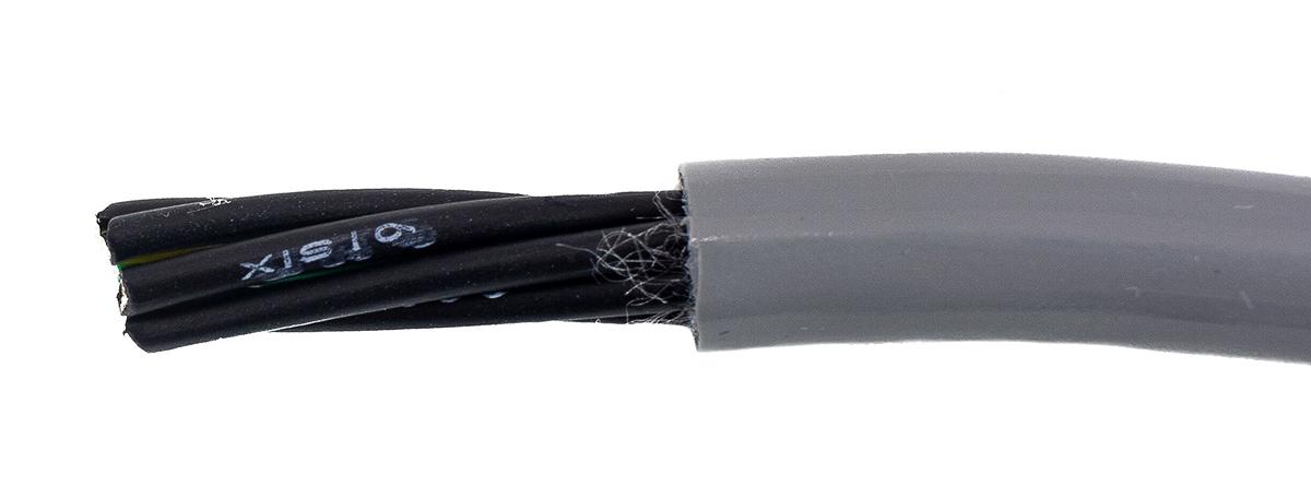 Produktfoto 1 von Alpha Wire EcoFlex PUR ECO Steuerkabel, 7-adrig x 0,78 mm² Grau, 30m, 18 AWG ungeschirmt