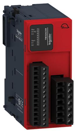 Produktfoto 1 von Schneider Electric SPS-Erweiterungsmodul für Modicon M221, Modicon M241, Modicon M251 Modicon TM3 Sicherheit, 94 x 73 x