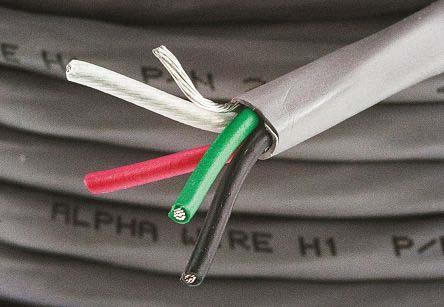 Alpha Wire Alpha Essentials Steuerkabel, 4-adrig x 0,35 mm² Grau, 30m, 22 AWG, Geflecht, Folie