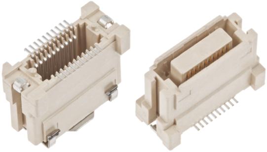 Produktfoto 1 von Molex SlimStack Leiterplattenbuchse Gerade 40-polig / 2-reihig, Raster 0.635mm