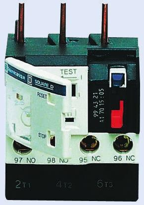 Produktfoto 1 von Schneider Electric TeSys D LRD Thermisches Überlastrelais 1 Schließer, 1 Öffner / 13 A, 70mm x 55mm