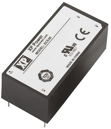 XP Power Schaltnetzteil, AUS 5V dc / 8A 40W, EIN 120 → 370 V dc, 85 → 264 V ac Gekapselt, PCB-Montage